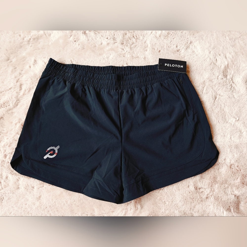 Peloton Velocity Shorts 4" Inseam Black Running Workout Short Women's size M
